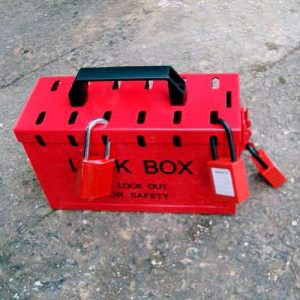 Boîte de consignation rouge - Anse ergonomique - 1