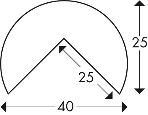 Dimensions butoir de protection premium ECR