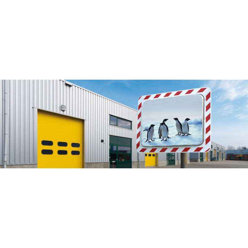 Miroir industriel conditions extrêmes- fabriqués en acier inoxidable
