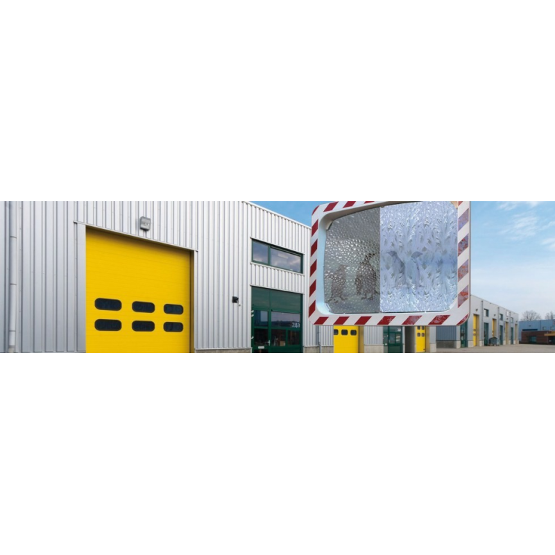 Miroir industriel conditions extrêmes- fabriqués en acier inoxidable