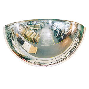 Miroir industriel quart de sphère 180º avec optique PMMA