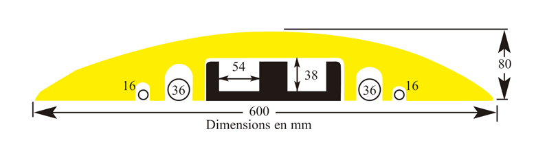Schéma de coupe ralentisseur