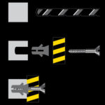 Montage du kit butoir de protection vissé