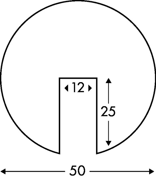 Dimensions butoir de protection des arêtes