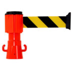 Dérouleur de sangle noir-jaune