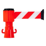 Dérouleur de sangle rouge-blanc