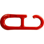 Crochet ouvert rouge