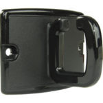 Platine anneau ouvert noir