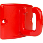 Platine anneau ouvert rouge