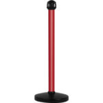 Poteau socle portable rouge
