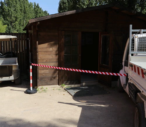 Aplications réelles poteau avec sangle