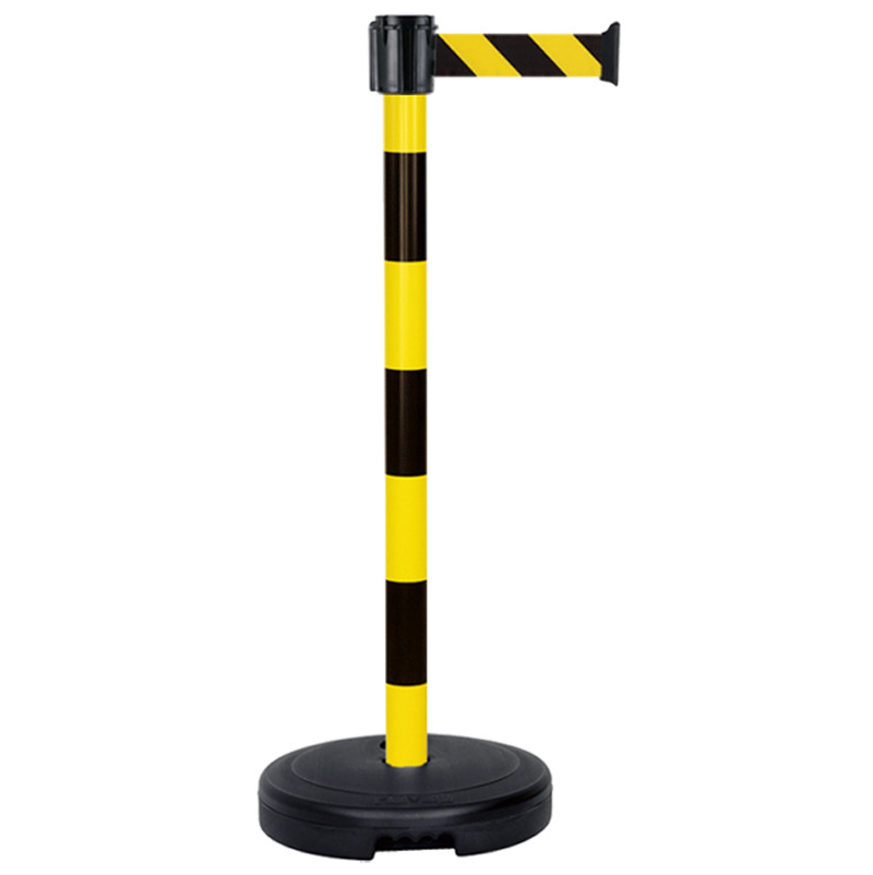 Présentation poteaux PVC avec sangle