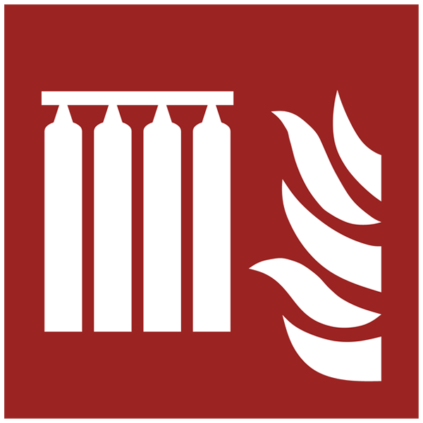 Système fixe d’extincteurs d'incendie en série