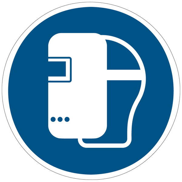 Masque de soudage obligatoire