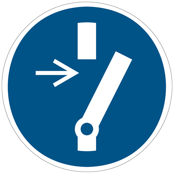 Débrancher avant d’effectuer une activité de maintenance ou une réparation