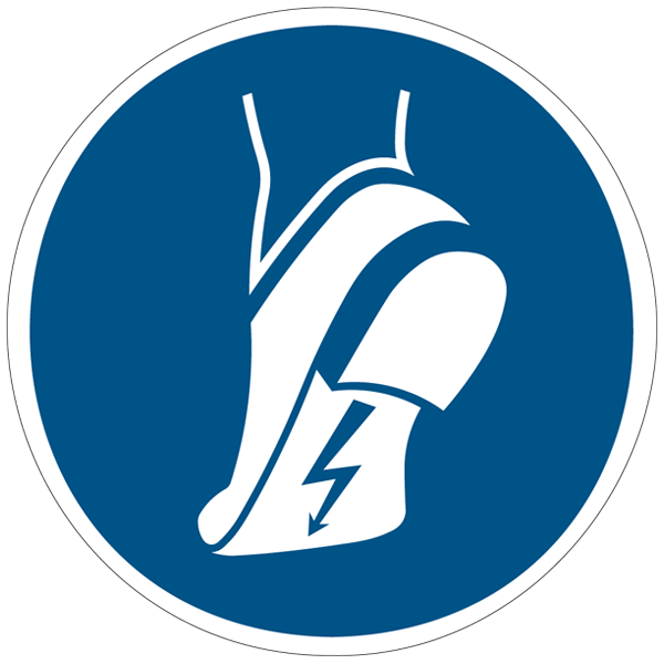 Chaussures antistatiques obligatoires