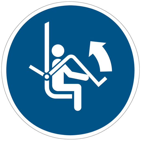 Ouvrir la barre de sécurité du télésiège