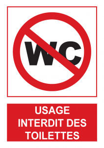 Panneau No Contact Covid CH205F