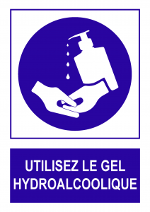 Panneau Prévention Contagion CO215F