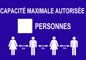 Panneau No Contact Covid CO500F