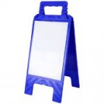 Chevalet effaçable blanc-support bleu